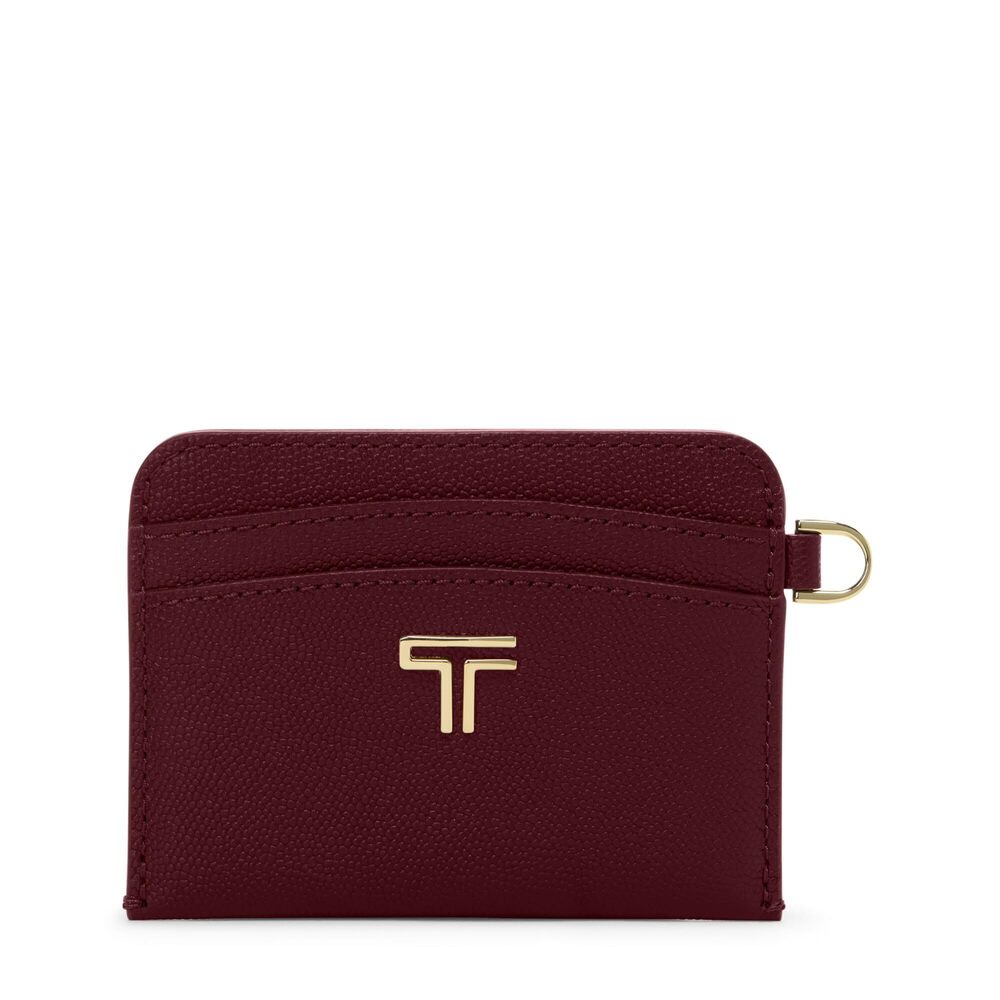 5383 Card Case, Wine, One Size